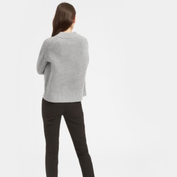 XS Everlane Wool-Cashmere Waffle Square Sweater - Picture 5 of 7